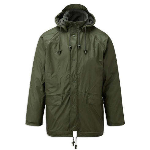 FORTEX FLEECE LINED FLEX JACKET - OLIVE GREEN
